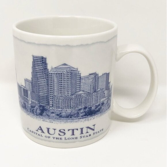 2007 Starbucks Austin Architectural Coffee Mug Collector's Cup Tea Kitchen - Picture 1 of 6